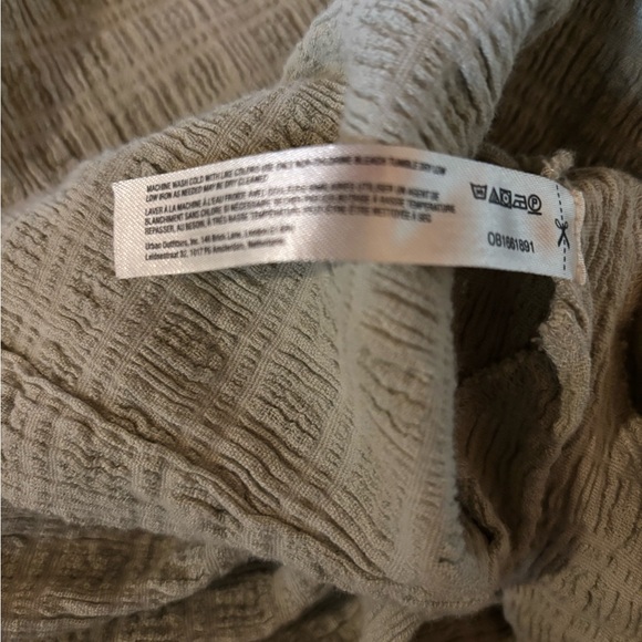 Free People Brandie Midi Dress Tube Ruched Sleeveless Size M Light Green - Picture 4 of 5